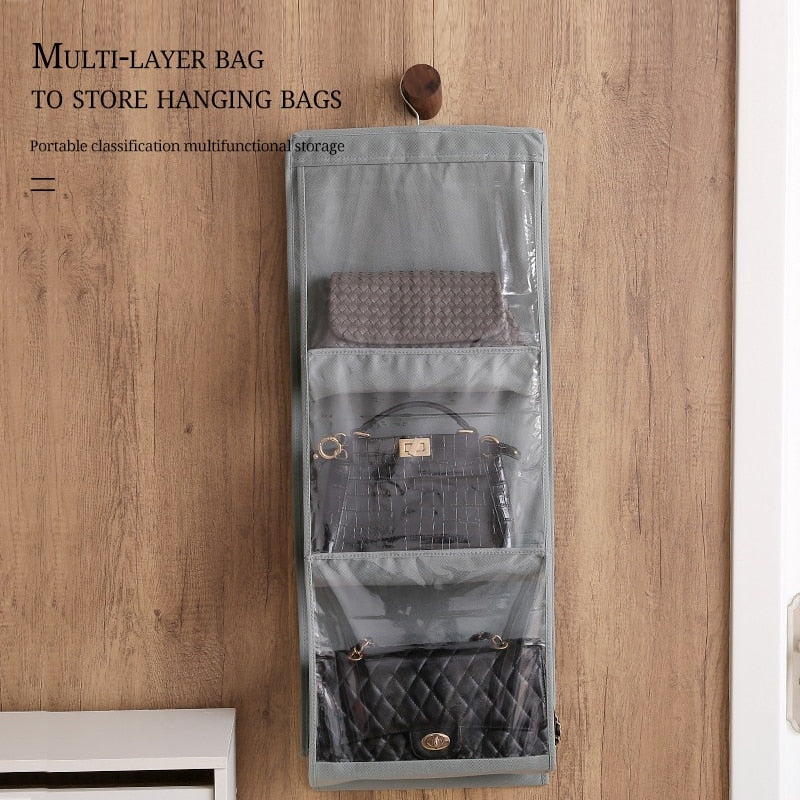 6 Pocket Hanging Bag Organizer