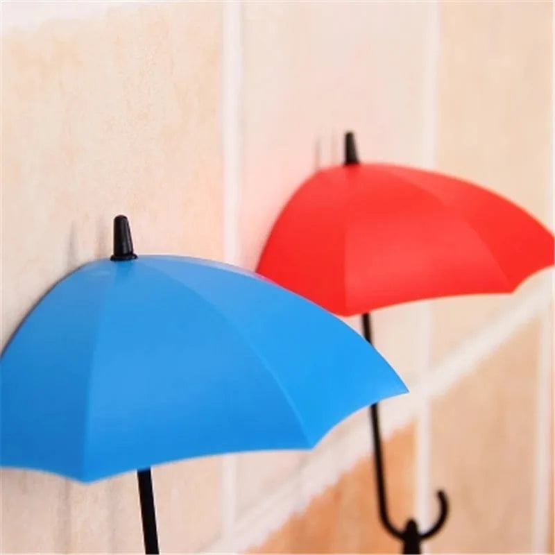 3pcs/set Creative Umbrella Hooks for Hanging Keys