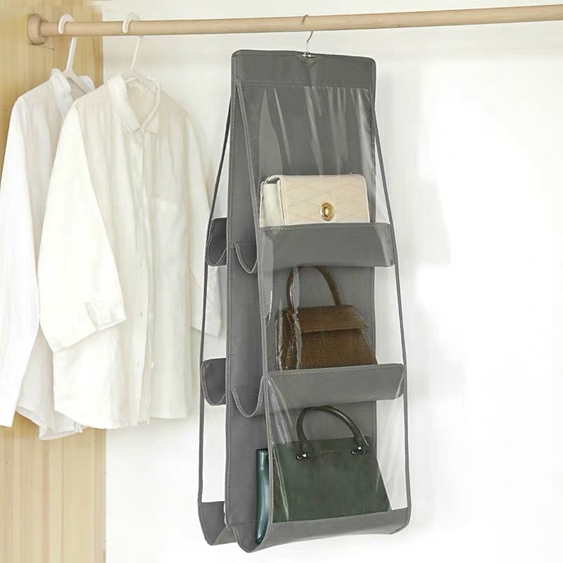 6 Pocket Hanging Bag Organizer