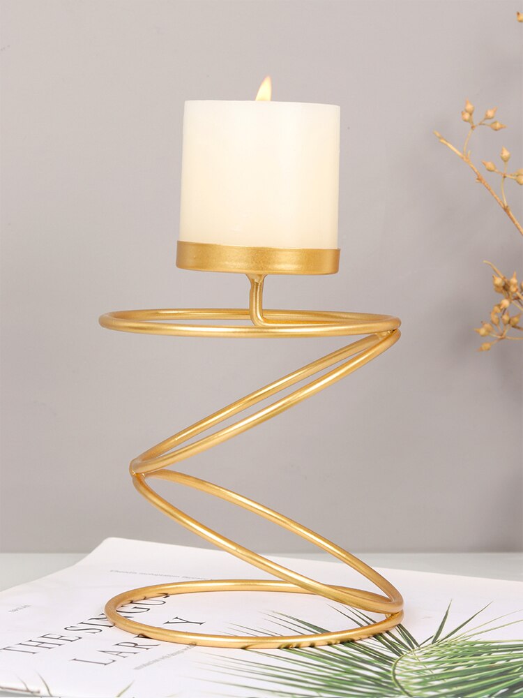 Luxurious Golden Candlestick