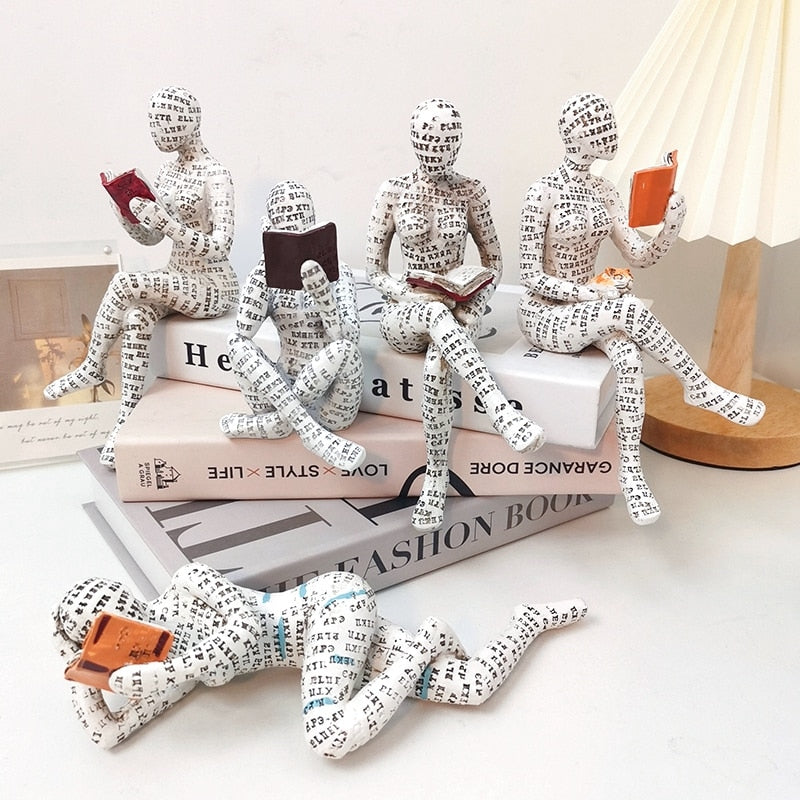 Book Reader Sculpture